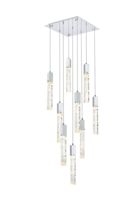 Mini Chandeliers Multi-Port/Cascade by Elegant Lighting ( 173 | 2088D20C Aurora ) 