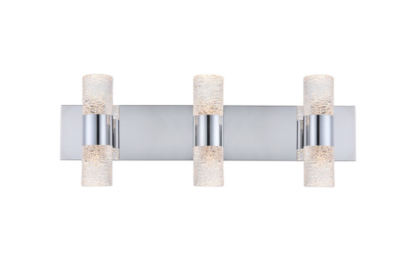 Bathroom Fixtures Three Lights by Elegant Lighting ( 173 | 5200W24C Vega ) 