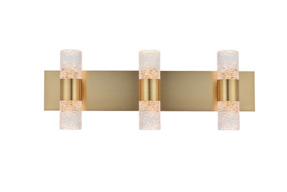 Bathroom Fixtures Three Lights by Elegant Lighting ( 173 | 5200W24G Vega ) 