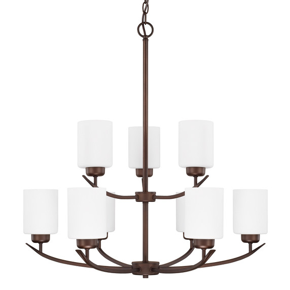 Mid. Chandeliers Glass Up by Capital Lighting ( 65 | 415291BZ-338 Dixon ) 