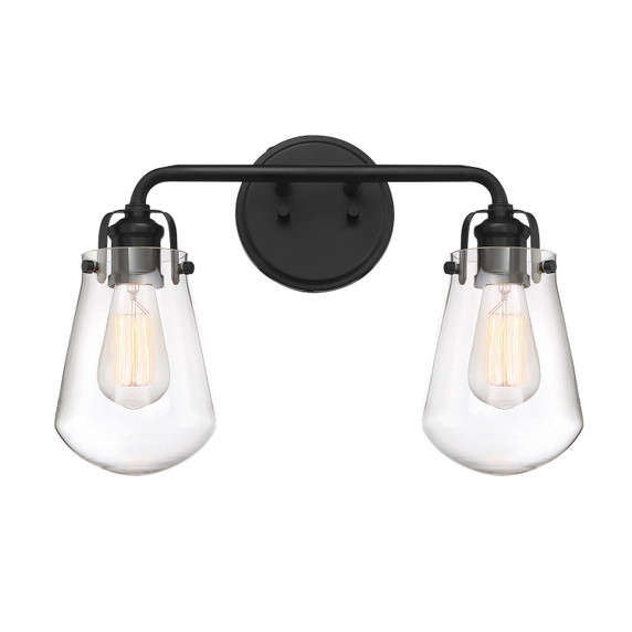 Bathroom Fixtures Two Lights by Designers Fountain ( 43 | D216M-2B-MB Elliott ) 