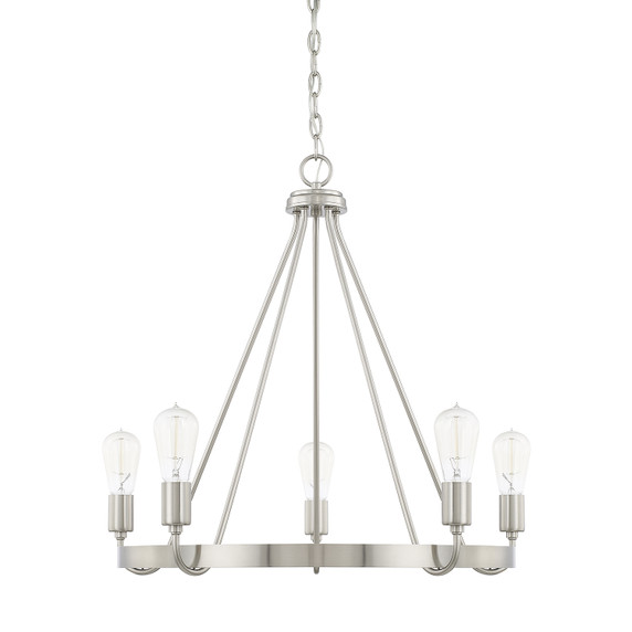 Mid. Chandeliers Ring/Halo by Capital Lighting ( 65 | 420061BN Tanner ) 