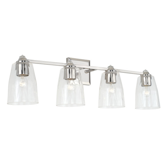 Bathroom Fixtures Four Lights by Capital Lighting ( 65 | 141841PN-509 Laurent ) 