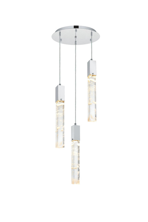 Mini Chandeliers Multi-Port/Cascade by Elegant Lighting ( 173 | 2089D16C Aurora ) 