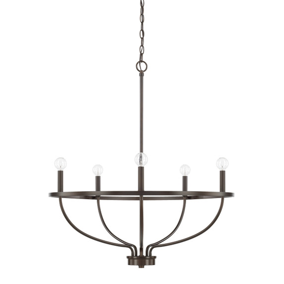 Mid. Chandeliers Candle by Capital Lighting ( 65 | 428551BZ Greyson ) 