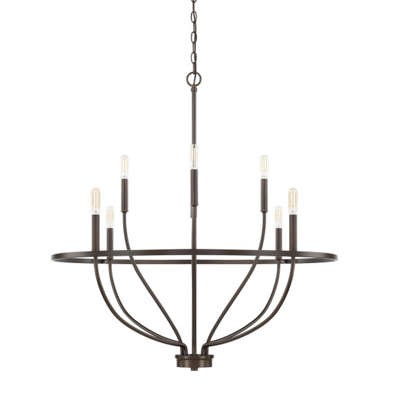 Mid. Chandeliers Candle by Capital Lighting ( 65 | 428581BZ Greyson ) 