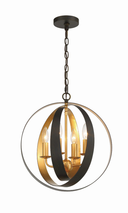 Foyer/Hall Lanterns Open Frame by Crystorama ( 60 | 584-EB-GA Luna ) 