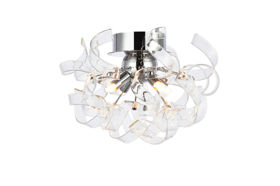 Flush Mounts Multi-Port/Cluster by Elegant Lighting ( 173 | 2104F14C Ritz ) 