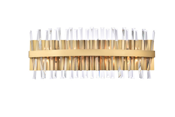Bathroom Fixtures Cylindrical / Linear by Elegant Lighting ( 173 | 6200W30SG Serephina ) 