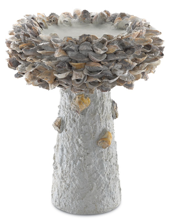 Home Accents Patio/Garden Decor by Currey and Company ( 142 | 1200-0053 Oyster Shell Collection ) 