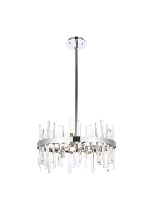 Pendants Drum Shade by Elegant Lighting ( 173 | 2200D20C Serena ) 