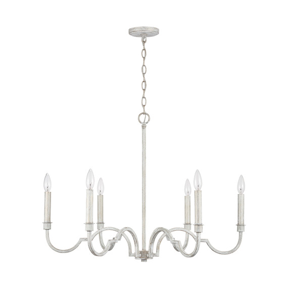 Mid. Chandeliers Candle by Capital Lighting ( 65 | 438561WW Demi ) 