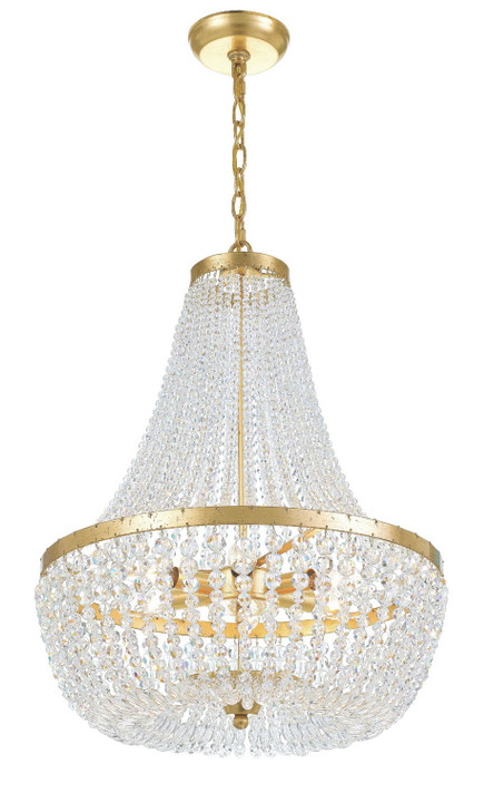 Mini Chandeliers Empire/Basket by Crystorama ( 60 | 608-GA Rylee ) 