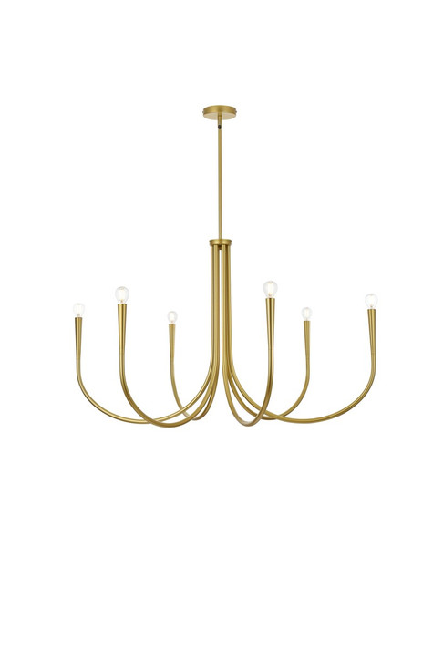 Large Chandeliers Candle by Elegant Lighting ( 173 | LD722D42BR Layne ) 