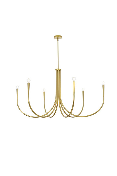 Large Chandeliers Candle by Elegant Lighting ( 173 | LD722D50BR Layne ) 