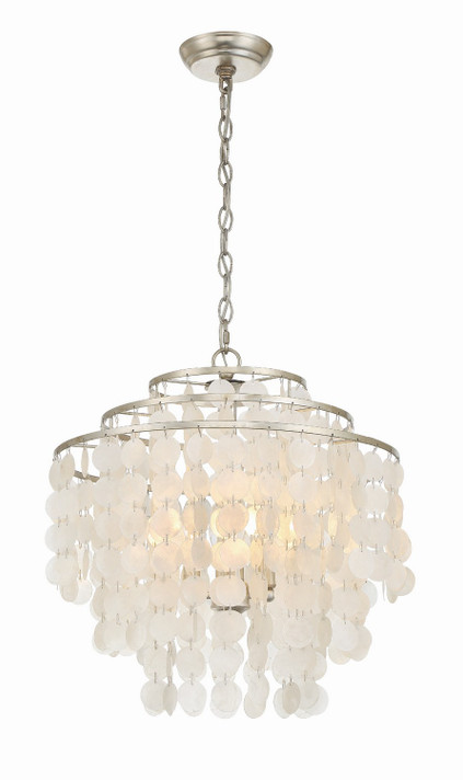 Mini Chandeliers Glass Shade by Crystorama ( 60 | BRI-3008-SA Brielle ) 