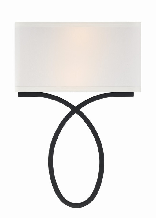 Sconces Drum Shade by Crystorama ( 60 | BRK-A3702-BF Brinkley ) 
