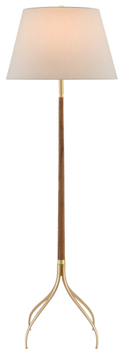 Lamps Floor by Currey and Company ( 142 | 8000-0087 Circus Brass Floor Lamp ) 