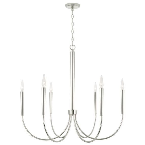 Mid. Chandeliers Candle by Capital Lighting ( 65 | 445961PN Holden ) 