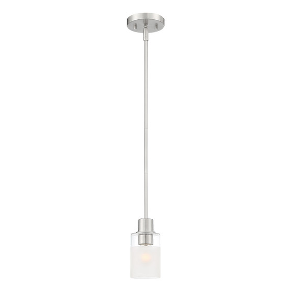 Mini Pendants Glass Down by Designers Fountain ( 43 | D236M-4P-BN Cedar Lane ) 