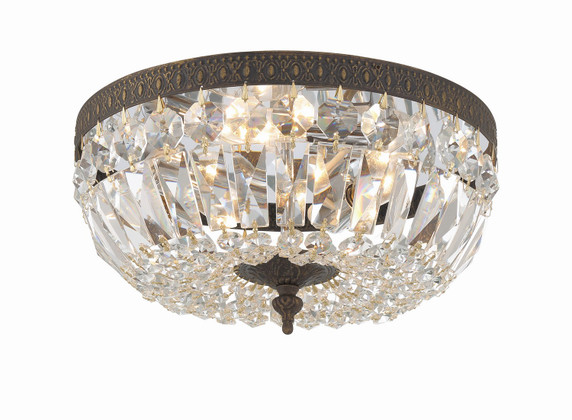 Flush Mounts Bowl Style by Crystorama ( 60 | 712-EB-CL-MWP Ceiling Mount ) 