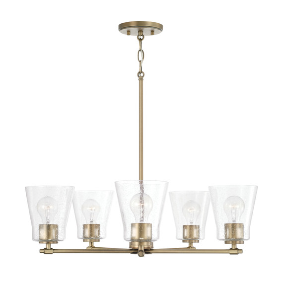 Mid. Chandeliers Glass Up by Capital Lighting ( 65 | 446951AD-533 Baker ) 