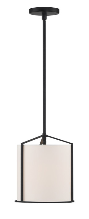 Mini Pendants Drum Shade by Crystorama ( 60 | CAR-9201-BK Carlyn ) 