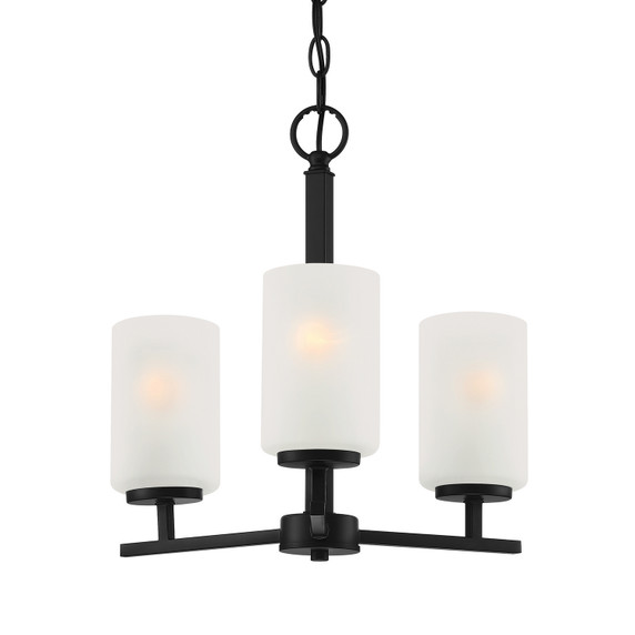 Mini Chandeliers Glass Shade by Designers Fountain ( 43 | D239M-3CH-MB Carmine ) 