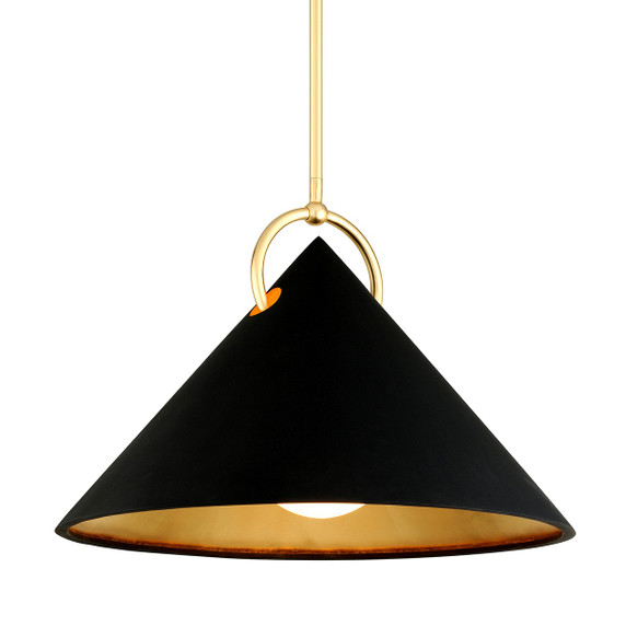 Pendants Metal Shade by Corbett Lighting ( 68 | 289-42-GL/SBK Charm ) 