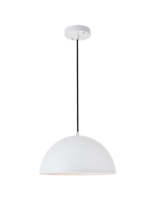 Pendants Metal Shade by Elegant Lighting ( 173 | LD4023D14WH Forte ) 