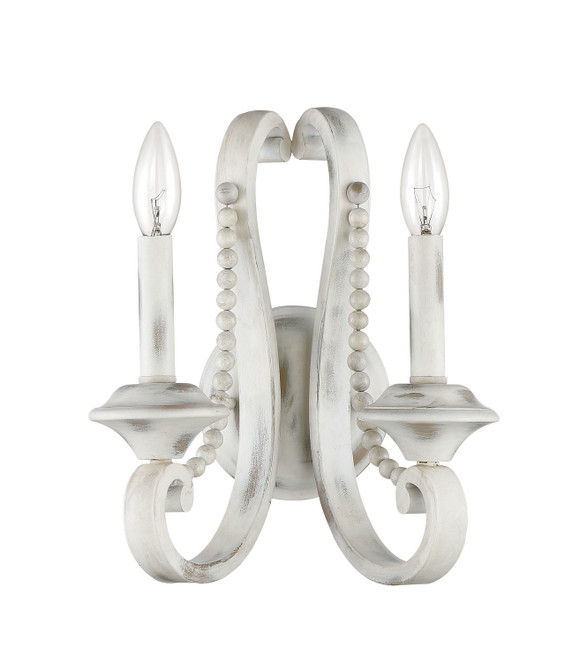 Sconces Double Candle by Designers Fountain ( 43 | 94302-CWW Newport ) 