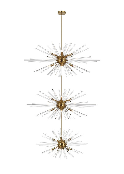 Large Chandeliers Starburst by Elegant Lighting ( 173 | 2502G46L3SG Sienna ) 