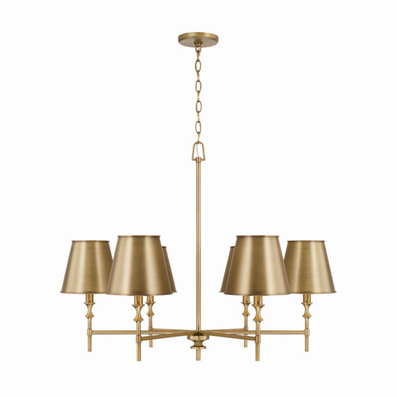 Mid. Chandeliers Metal Shade by Capital Lighting ( 65 | 449761AD-707 Whitney ) 