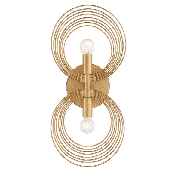 Sconces Double Candle by Crystorama ( 60 | DOR-B7722-RG Doral ) 