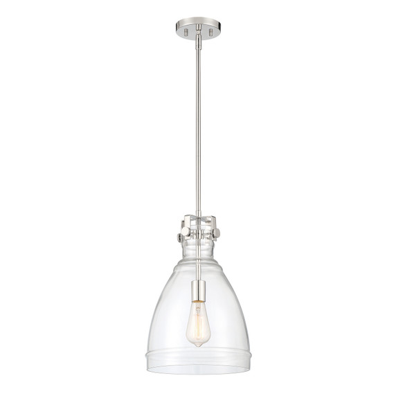 Mini Pendants Glass Down by Designers Fountain ( 43 | D247M-11P-PN Beechmont ) 