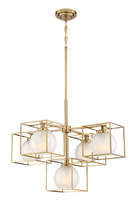 Mid. Chandeliers Glass Down by Designers Fountain ( 43 | 94585-BG Cowen ) 