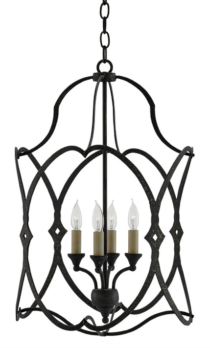 Foyer/Hall Lanterns Open Frame by Currey and Company ( 142 | 9000-0024 Charisma Collection ) 