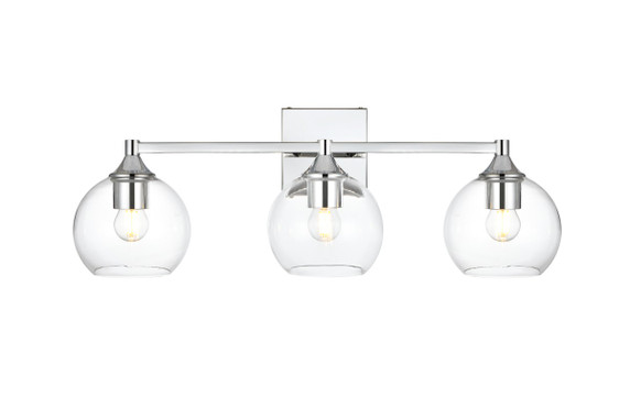 Bathroom Fixtures Three Lights by Elegant Lighting ( 173 | LD7308W25CH Foster ) 