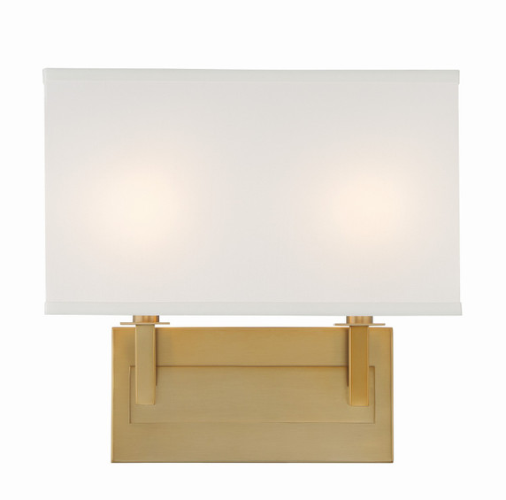 Sconces Double Candle by Crystorama ( 60 | DUR-A3542-VG Durham ) 