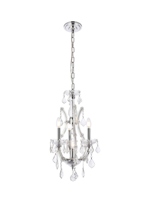 Mini Chandeliers Candle by Elegant Lighting ( 173 | 2800D12C/RC Maria Theresa ) 