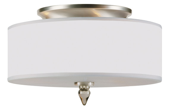 Semi-Flush Mts. Drum Shade by Crystorama ( 60 | 9503-SN Luxo ) 