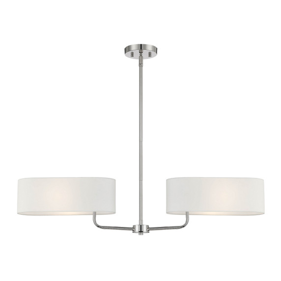 Linear/Island 2 Light Bar by Designers Fountain ( 43 | D253M-IS-PN Midtown ) 