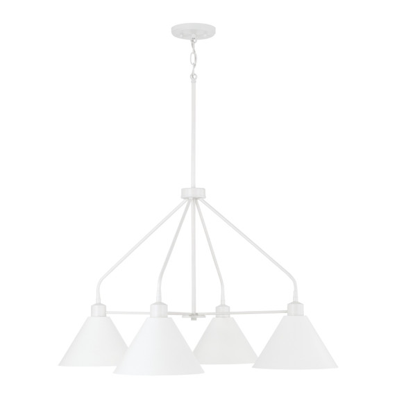 Mid. Chandeliers Metal Shade by Capital Lighting ( 65 | 451341WE Alden ) 