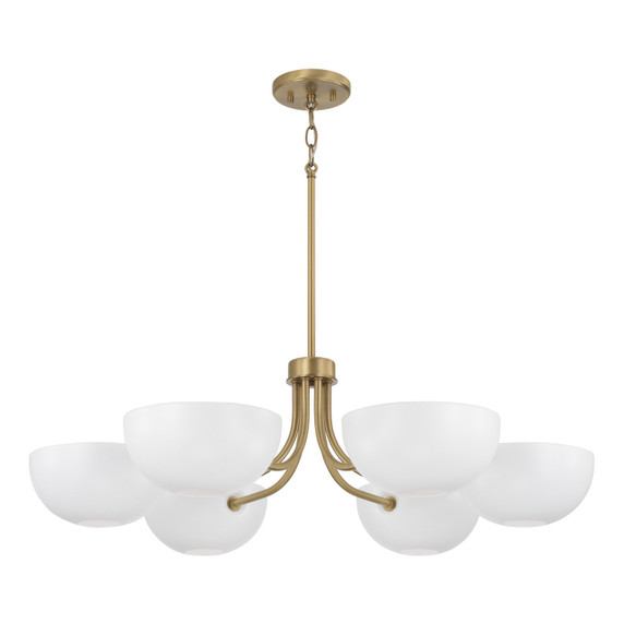 Mid. Chandeliers Metal Shade by Capital Lighting ( 65 | 451461AW Reece ) 