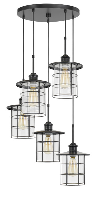 Pendants Multi-port/Cascade by Cal Lighting ( 225 | FX-2668-5P Silverton ) 
