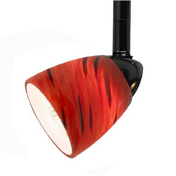Track Heads by Cal Lighting ( 225 | HT-954-BK/REDS Serpentine Track ) 