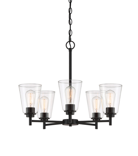 Mid. Chandeliers Glass Up by Designers Fountain ( 43 | 95785-MB Westin ) 