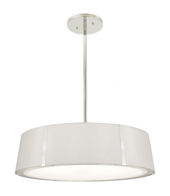 Pendants Fabric Shade by Crystorama ( 60 | FUL-907-PN Fulton ) 