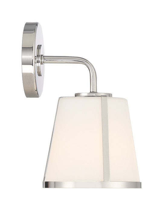 Sconces Single Glass by Crystorama ( 60 | FUL-911-PN Fulton ) 