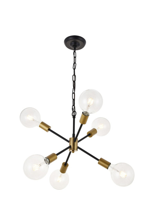 Pendants Starburst by Elegant Lighting ( 173 | LD5033D16BRB Nolan ) 